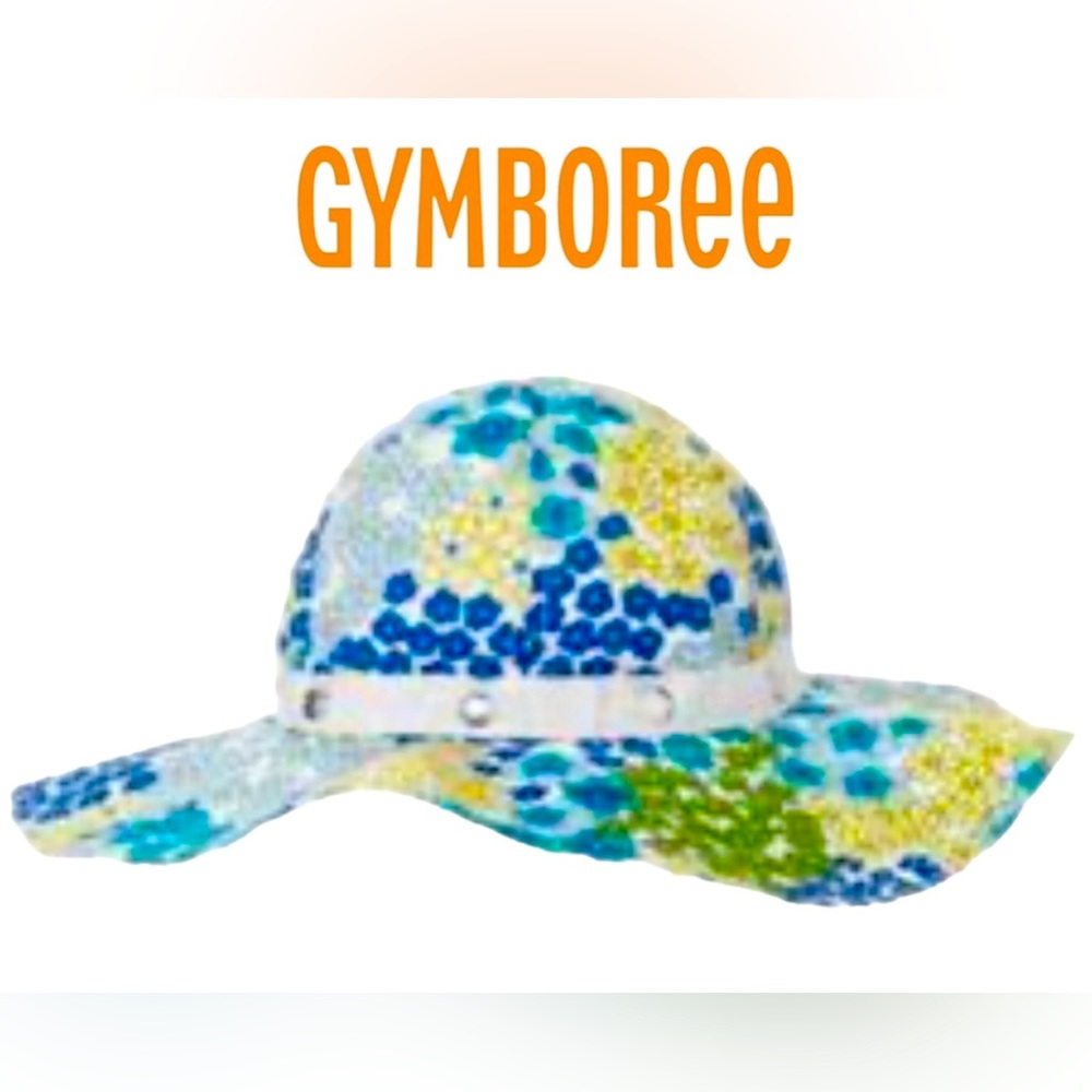2012 NWOT Vintage Gymboree Sea Splash Floral Sun Hat